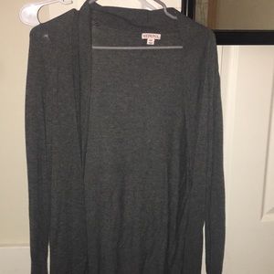 Grey cardigan